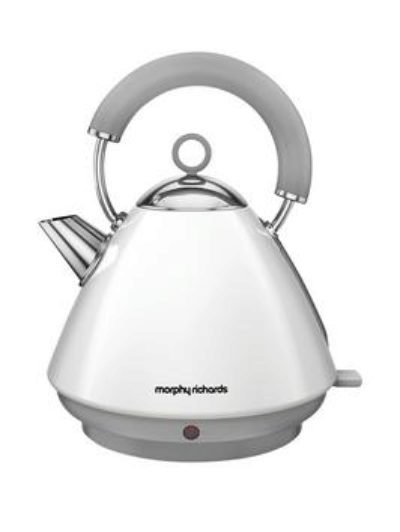 Morphy Richards Accents Pyramid Kettle - Off White